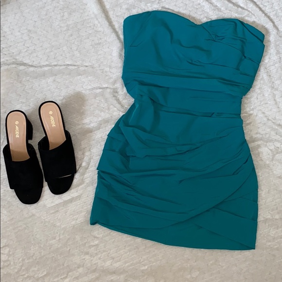 Dress - Teal - Picture 1 of 2